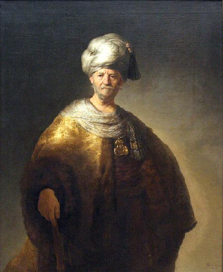 Rembrandt Peale Man in Oriental Costume oil painting image